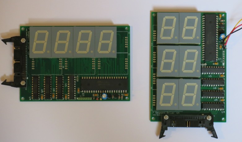 7 segment display board