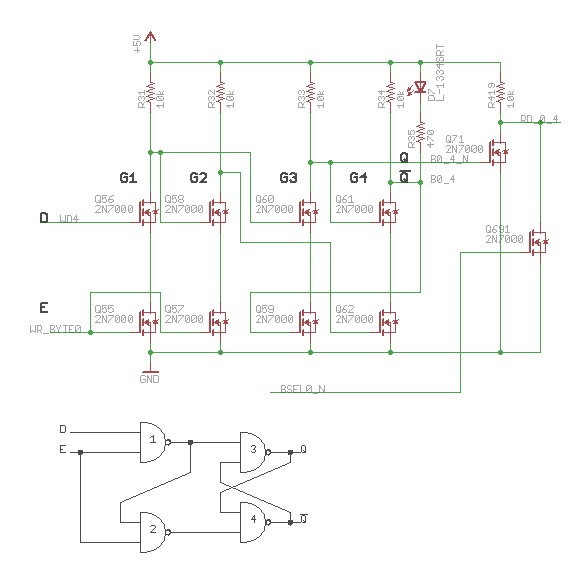 one bit sram cell