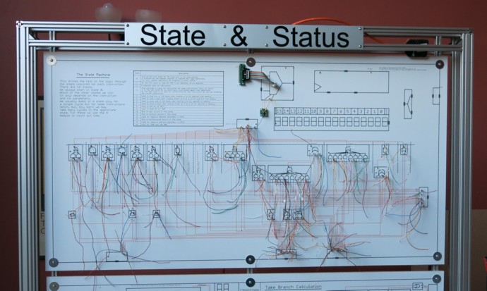 megaprocessor module with wiring in place