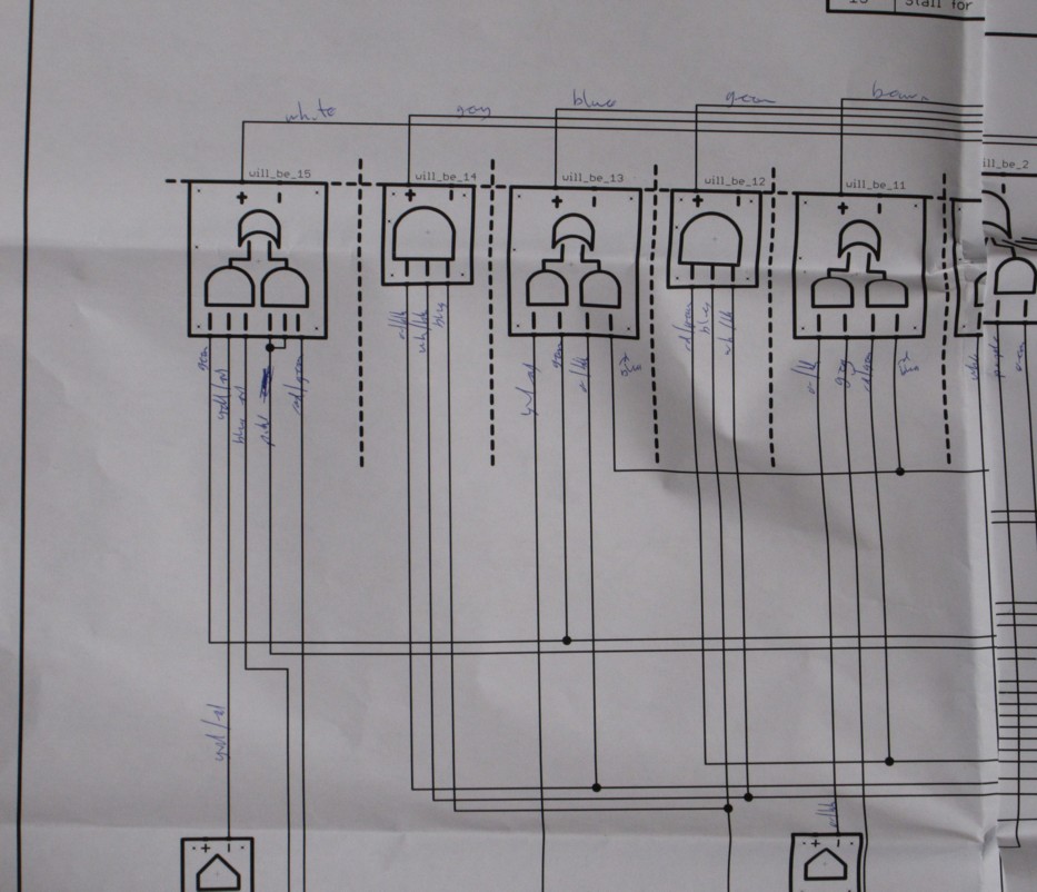 tracking wiring colours